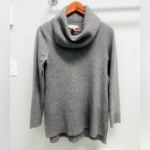 Kenar 2-ply Cashmere Tunic Cowl Neck Sweater - M